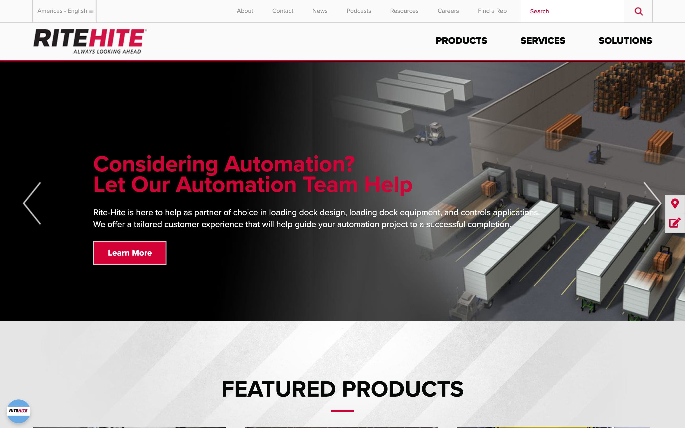Rite-Hite — Industrial · Web platform