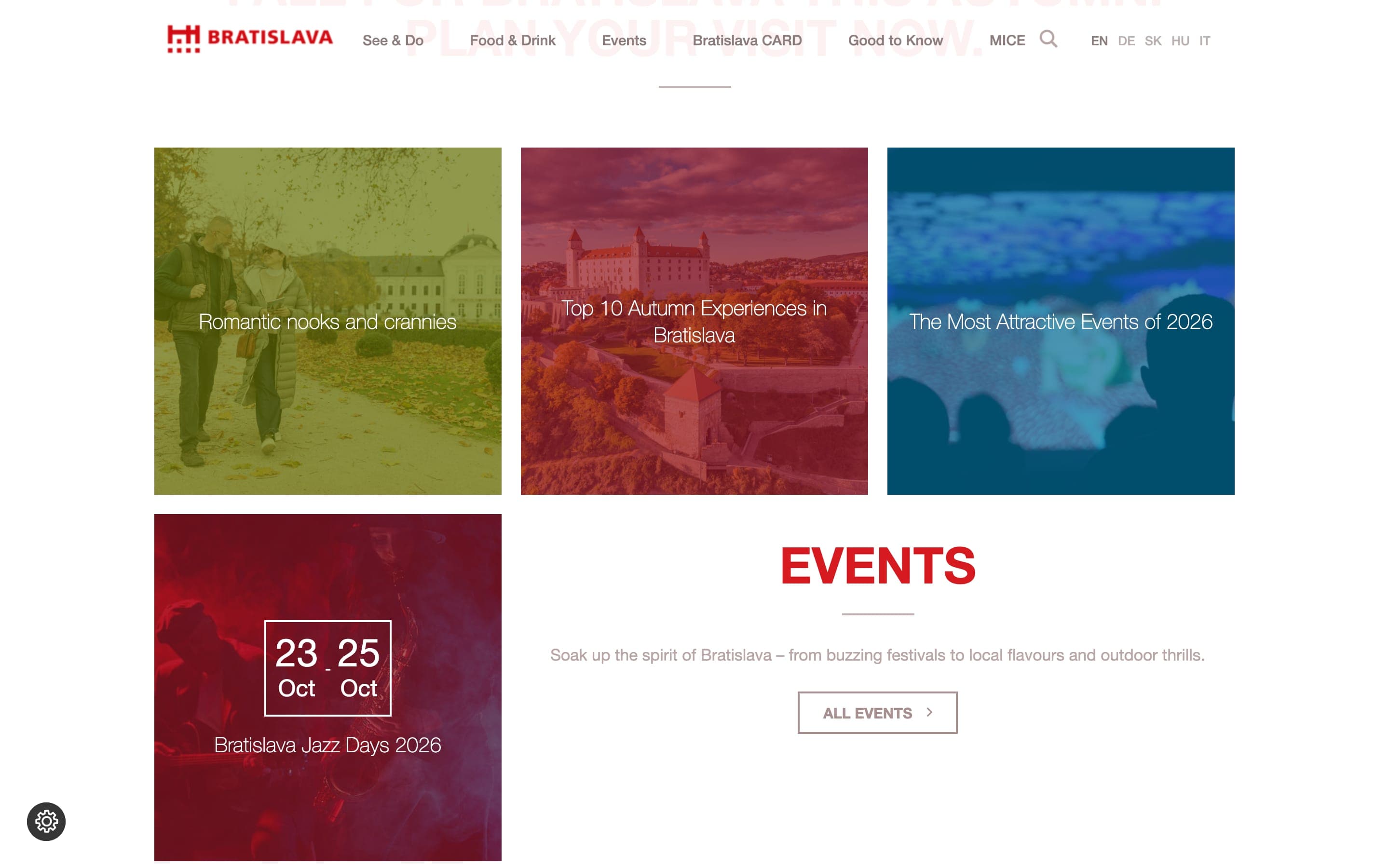 Visit Bratislava — events and experiences