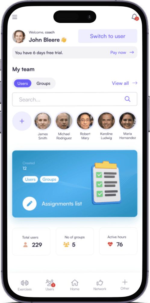 Amygdal Health App_Mobile Screen Example Amygdal Health App